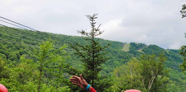 3,200 feet long & 600’ above the valley