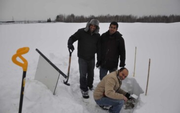 Measuring Snowpack properties (Grain size, Density, SWE)